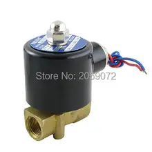 2way 2 Позиция AC 110 В 3/" Электрический электромагнитный Клапан Вода Воздух N/C Газ Вода Воздух