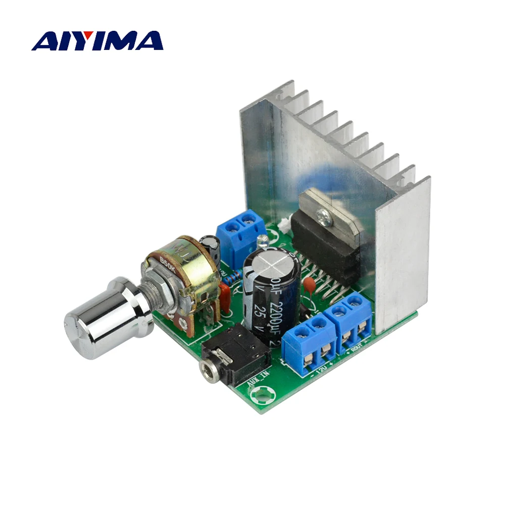 

AIYIMA TDA7297 Version B 2*15W Digital Audio Amplifier Board Dual Channel DC 12V