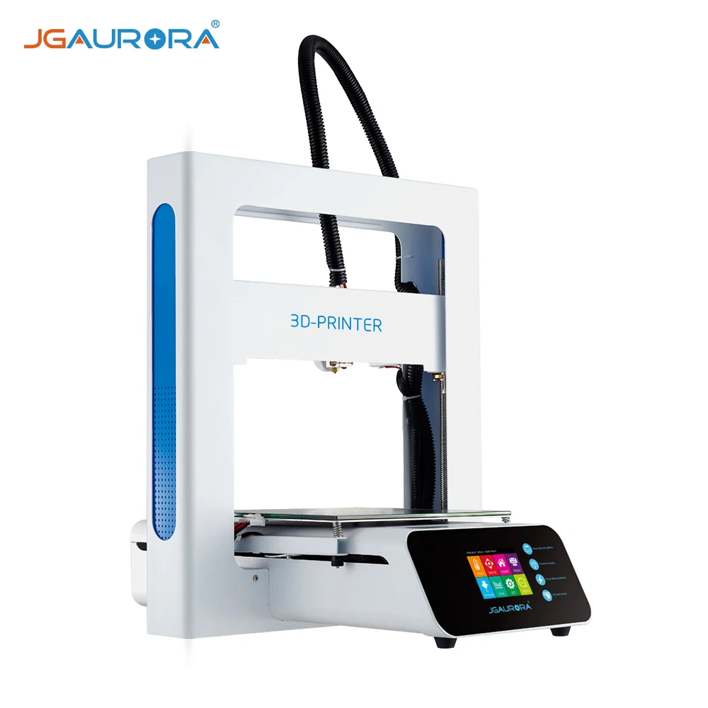 

JGAURORA A3S 3D Printer Kit DIY Full-metal Frame 2.8" Touch Screen Resume Printing Function Building Volume with 16GB USB Stick
