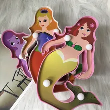 Led AA Battery Lamp Baby Bedroom Lamps Home Night Light Cartoon Mermaid Sleep Led Kid Lamp Bulb Table Lamp For Children Gifts Led AA Battery Lamp Baby Bedroom Lamps Home Night Light Cartoon Mermaid Sleep Led Kid Lamp Bulb Table Lamp For Children Gifts