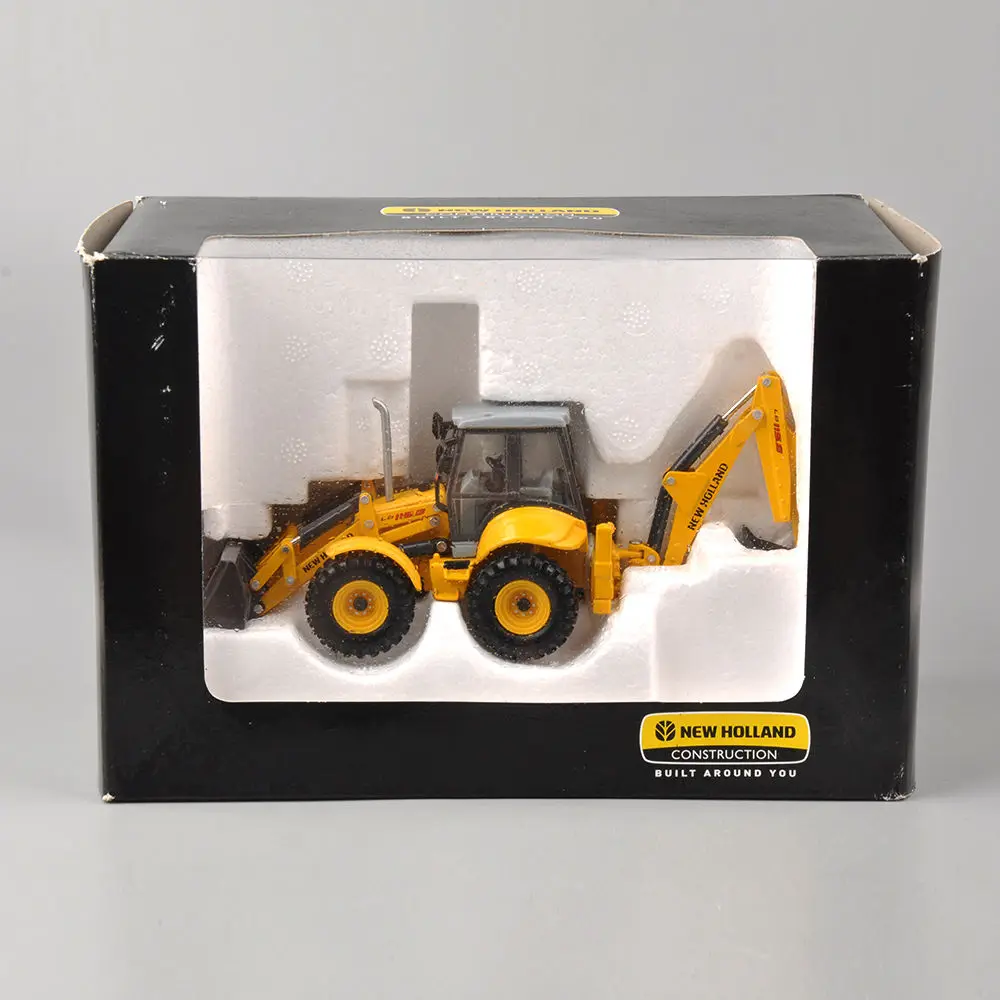 Литая машина New Holland 1/50 Terna LB115B бульдозер экскаватор инженерные модели машин
