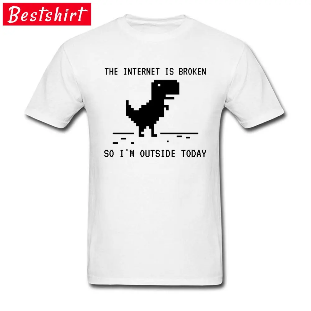 

2018 Cheap Men Tees The Internet Is Broken Personalized Gothic Top T-shirts Pure Mma Short Sleeve Free Ship White Funny T Shirt
