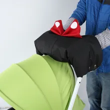 Mignon Poussette Gants Chauds Poussette Main Manchon Coupe-Vent chaud et Imperméable Childs véhicules accessoires épais villosités chariot