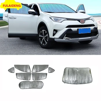 

8pcs For Toyota RAV4 2014-2018 Car Window Sun Shade Foldable Auto Visor Windshield Block Cover Sunshade Reflective