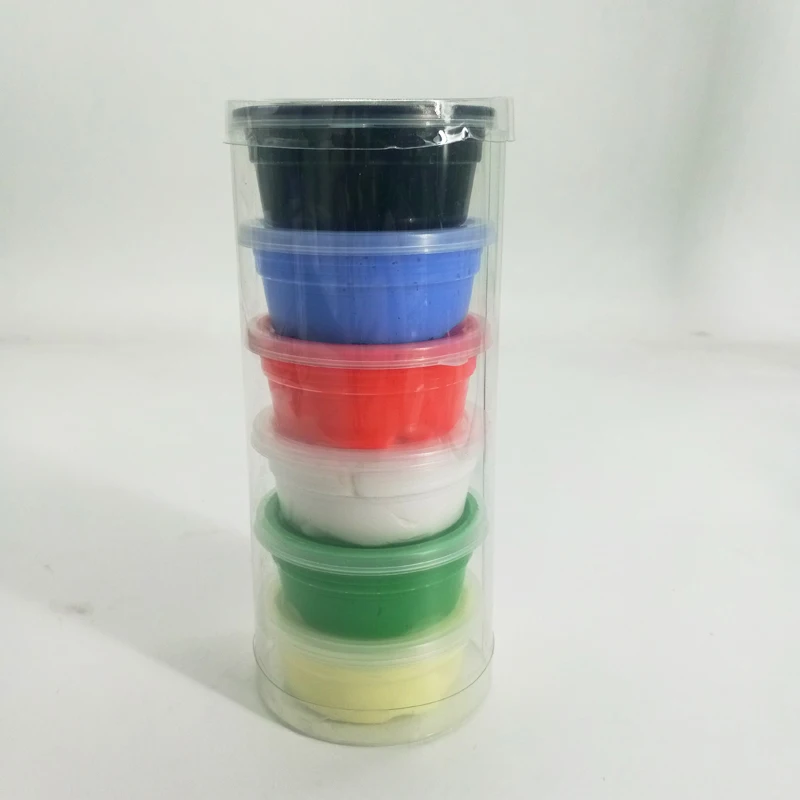 

Free Shipping Plasticine Super Clay 6 Color Children Toys DIY Modelling Creative Safe and Environmental Protection