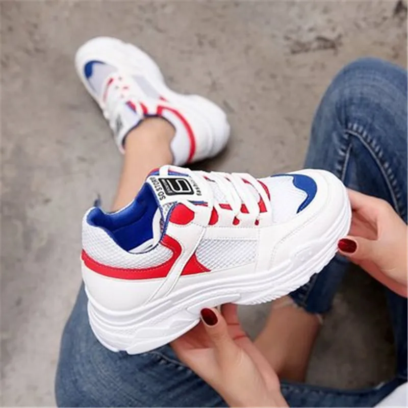 

WADNASO Women Sneakers Autumn Fashion Casual Shoes Woman Comfortable Breathable Flats Female Platform Sneakers Chaussure Femme