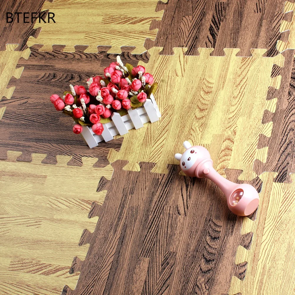 

Children Carpet EVA Foam Baby Play Mat Puzzle Interlock Exercise Floor Tiles Mat for Baby Gym Speelkleed 30cmX30cm With Edges