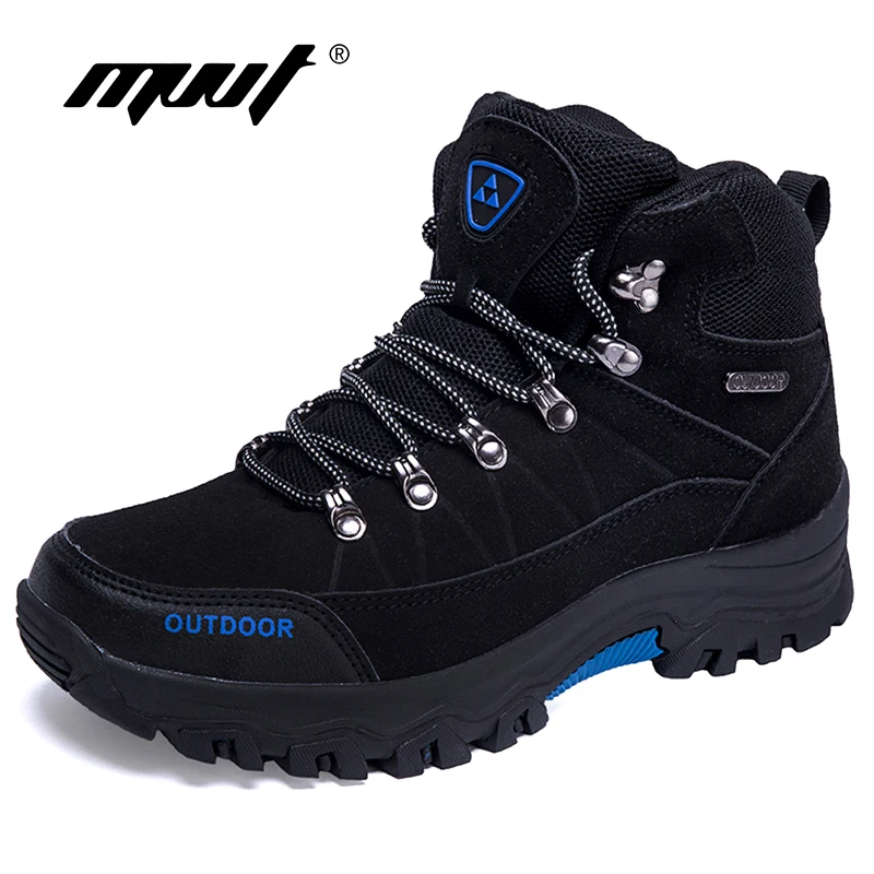 Goedkoop Plus Size 46 Cross Country Woestijn Laarzen Mannen Faux Su egrave;de Waterdichte Schoenen Mannen Enkellaarsjes Winter Warme Snowboots mannen Schoeisel