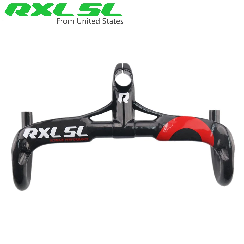 RXL SL Carbon Handlebar Road Bicycle Integrated Ha...