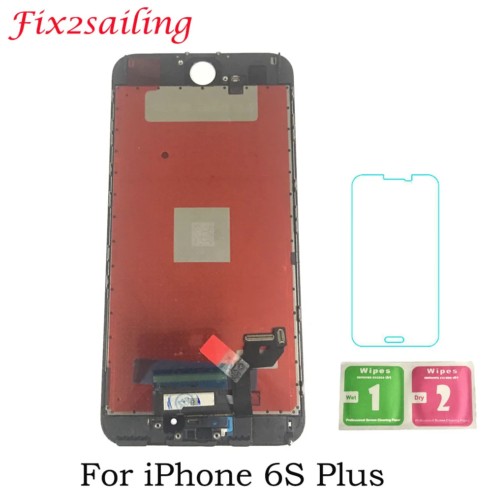 

High Quality LCD Display For iPhone 6 6S 6Plus 6S Plus Display Touch Screen Digitizer Replacement Black / White Tested LCD
