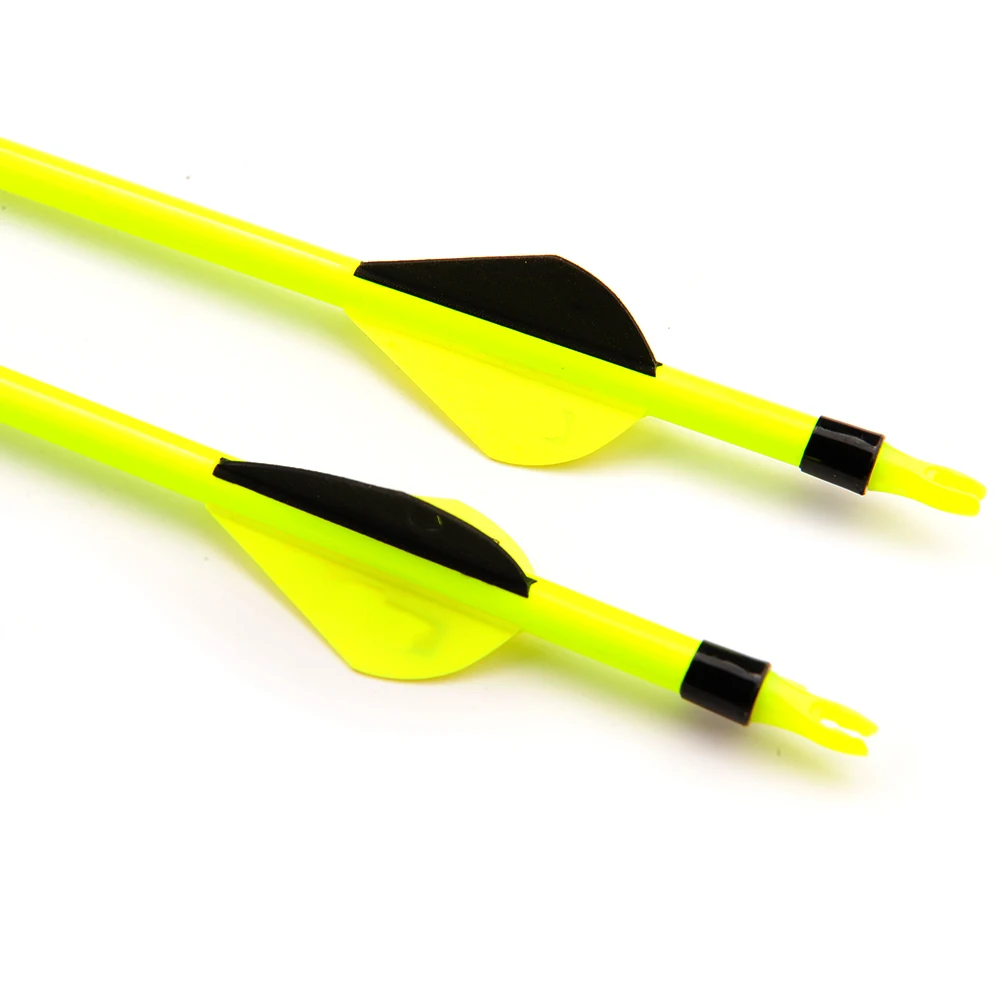 Billig 6 12 24 stücke 30 zoll Mixed Carbon Pfeil Wirbelsäule 500 Leuchtstoff Grüne Welle für Verbindung Bogen Bogenschießen schießen