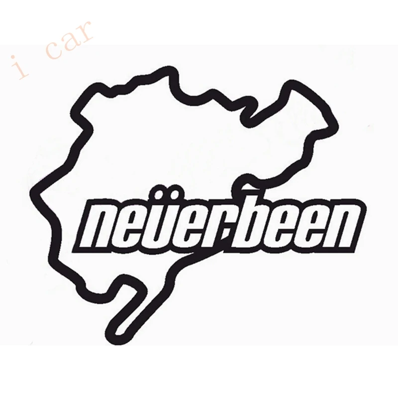 &quotNEVERBEEN&quot Автомобильная наклейка винил дрифт JDM евро DUB VAG гоночный трек|Наклейки