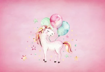 

Unicorn Pattern Photography Backgrounds Customized Photographic Backdrops For Photo Studio Birthday Baby Shower Backdrops