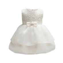 Платье для маленьких девочек 1 год; платье принцессы на свадьбу, день рождения, торжественное платье; Vestido; коллекция года; одежда для маленьких девочек; платья для крещения; платье для девочек
