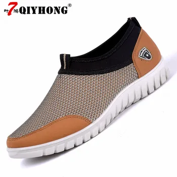 

Men's Casual Shoes Sneakers Summer Mesh Breathable Comfortable Men Shoes Loafers footwears Slipon Walking Big Size 38-48