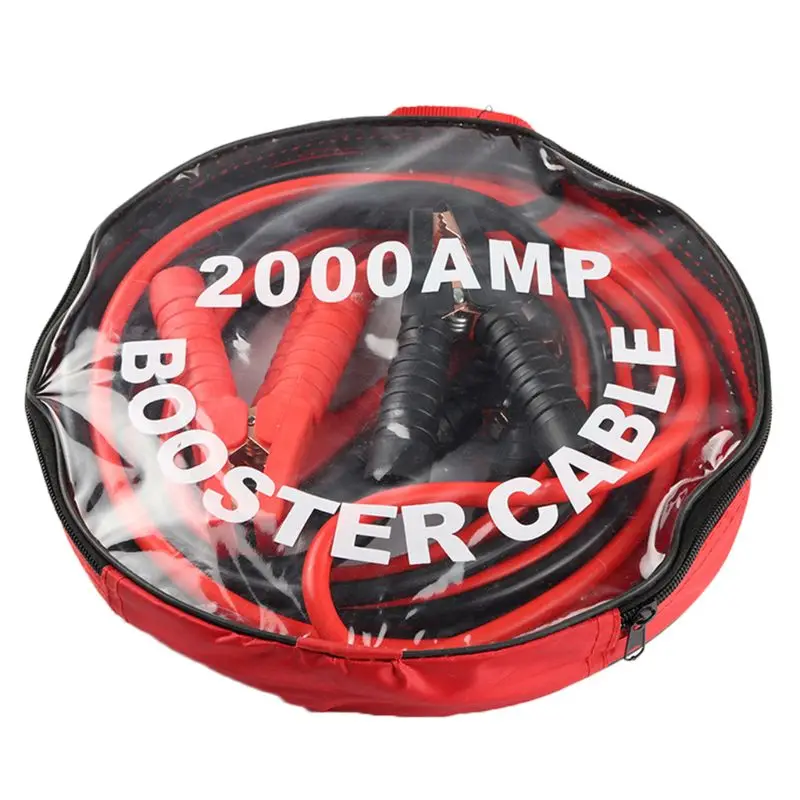 Heavy Duty 2000AMP 4 M cargador de batería de coche Cables de refuerzo Cable de puente para coche furgoneta camión de alta calidad Heavy Duty 2000AMP 4 M cargador de batería de coche Cables de refuerzo Cable de puente para coche furgoneta camión de alta calidad