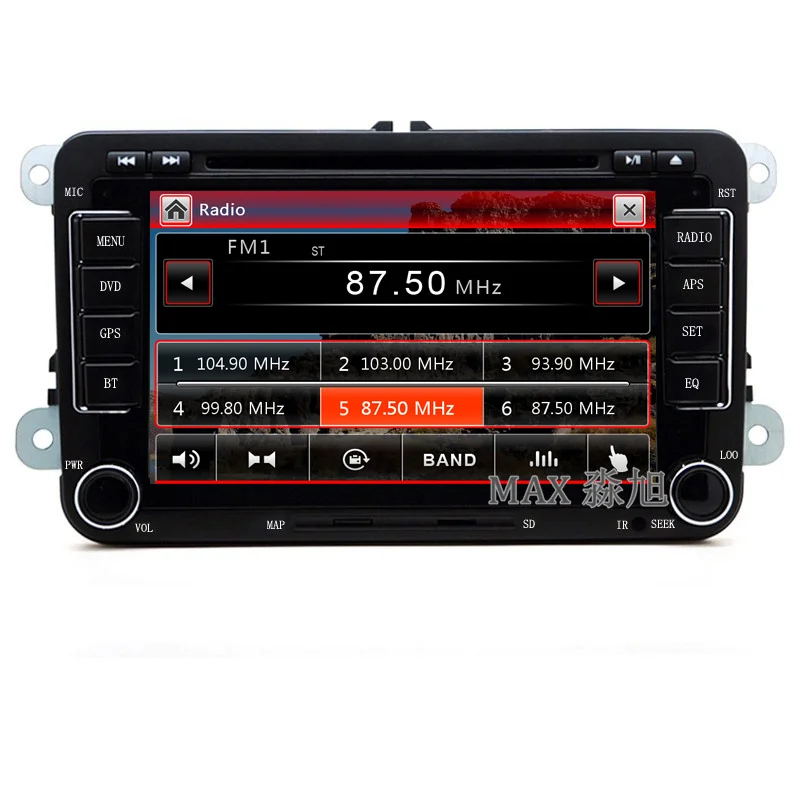 Discount rns510 2din 7" Car DVD Player for VW JETTA PASSAT/B6/CC GOLF 5/6 POLO Touran Tiguan Caddy SEAT with Radio BT swc GPS free map 2