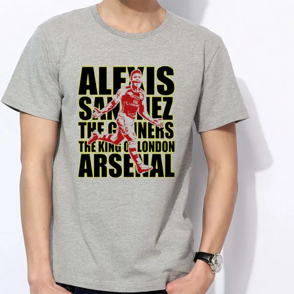 Men's Short sleeve t shirt Alexis Sanchez Chile Arsenal