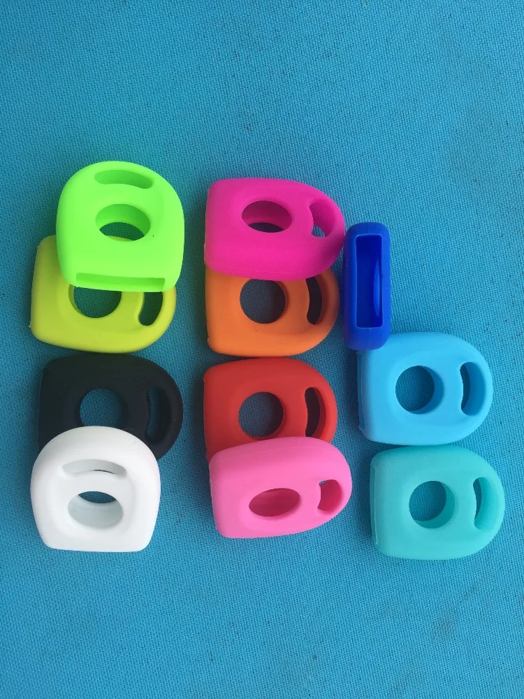 Silicone Transponder key case cover key case car key shell remote control case cover Soft For VW Polo Golf For SEAT Ibiza Leon SKODA Octavia Accessories Shell Auto 1Pc