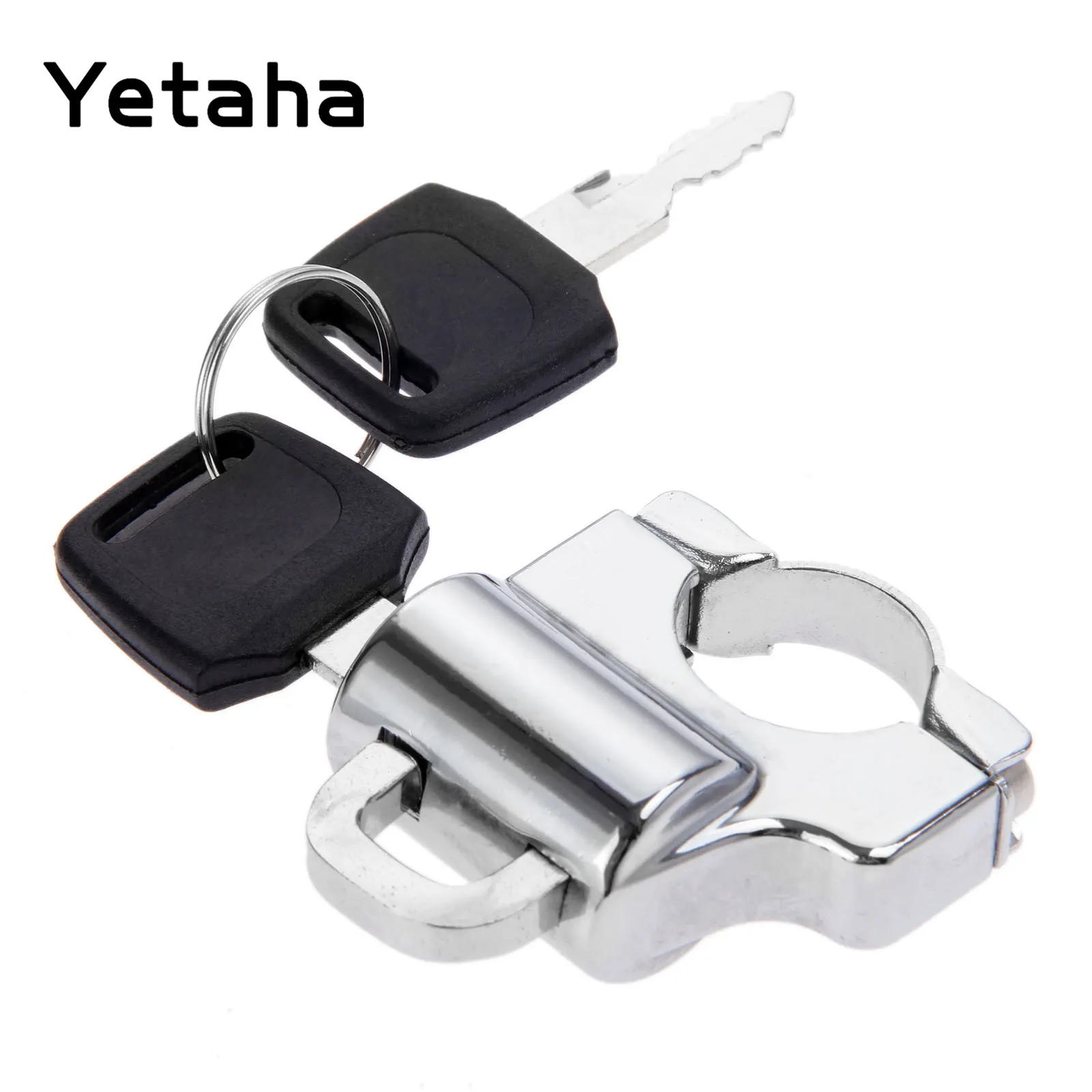 Универсальный замок для мотоциклетного шлема Yetaha с 2 ключами Honda Yamaha Suzuki Kawasaki 22 мм