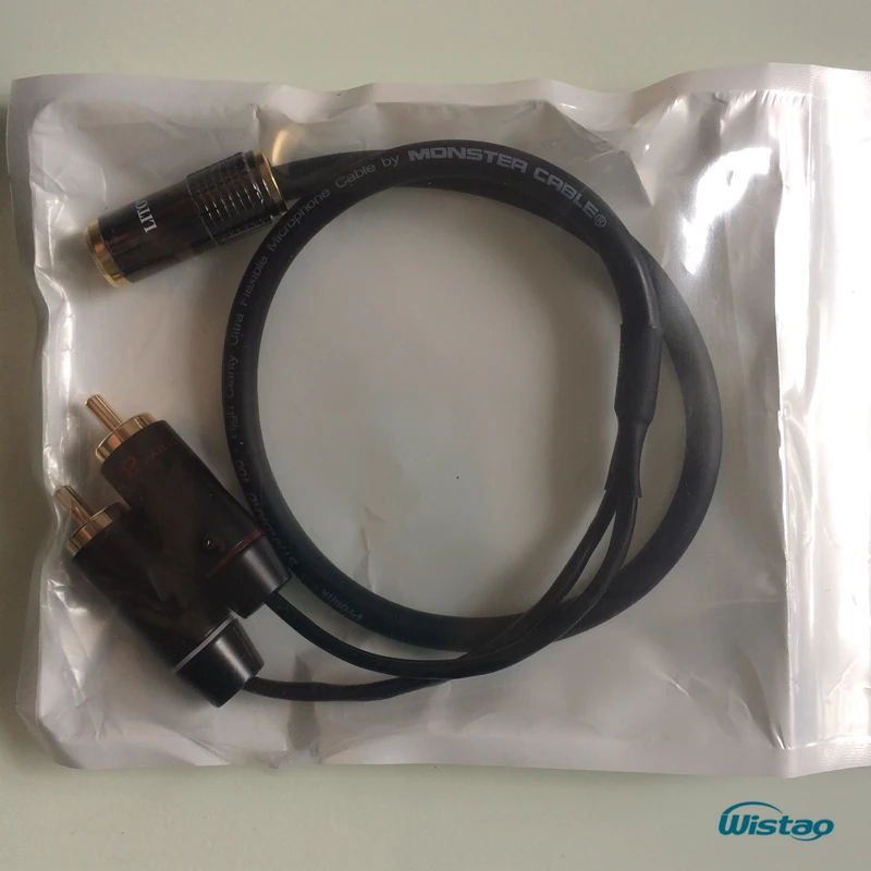 IWISTAO RCA to3 5mm Female Plug Audio Cable for DAC Preamp Output Connect Headphones 4N OFC Budweiser RCA terminal Free Shipping