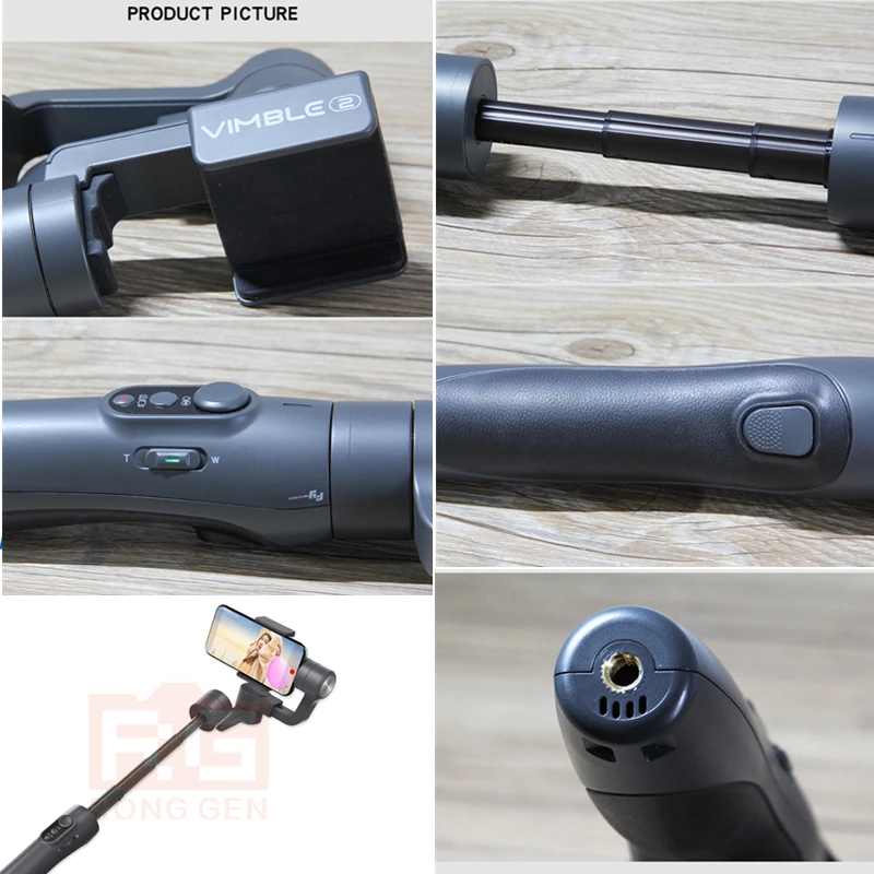 FEIYU Vimble 2 3-Axis Умный Портативный Регулируемый стабилизатор монопод для селфи палка ручной стабилизатор для GoPro спортивные Камера iphone 8 7 6S xiaomi samsung