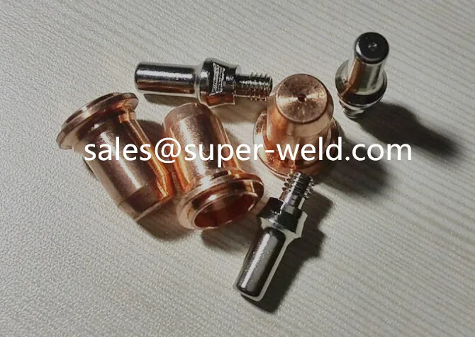 

IPT-40 Electrode 25pcs+Nozzle 25pcs Plasma Consumable for Thermal Dynamics Plasma Cutting Torch