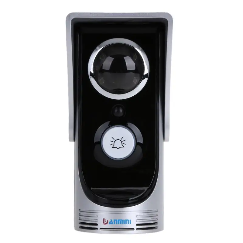 

Wireless WiFi Remote Video Camera Door Phone Doorbell Intercom Silver Monitor Home Security Doorbell Support IOS Android