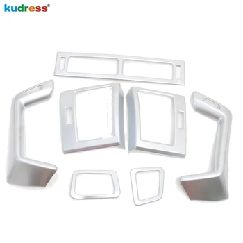 

For Toyota Land Cruiser facelift J200 2016 2017 ABS Matte Air Condition Vent Trim Cover Trim AV Outlet Decoration Accessories