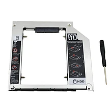 Для Macbook Superdrive Pro Air 1" 15" 1" Optibay Универсальный 2-й HDD Caddy 9,5 мм SATA 3,0 2,5" SSD чехол жесткий диск HDD корпус