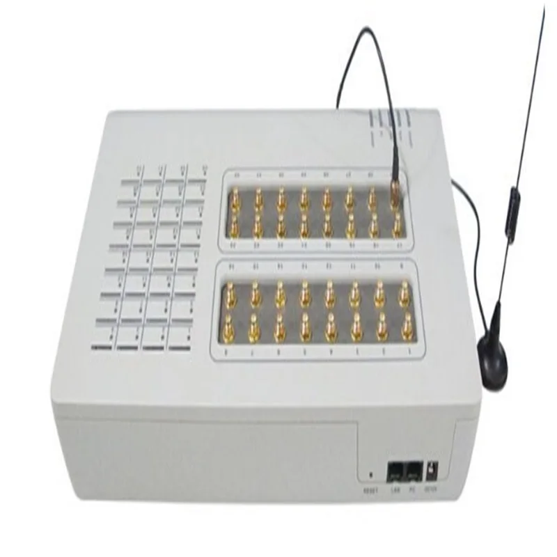 Стандартный четырехдиапазонный VOIP GSM шлюз 32 канальный GOIP с поддержкой IMEI change / sim