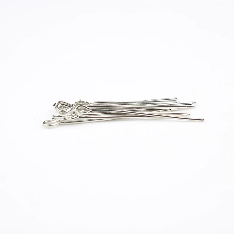 

LanLi metal accessories jewelry beading 200pcs/lot 16mm-60mm gold and silver jewelry accessories eye head needle/pins