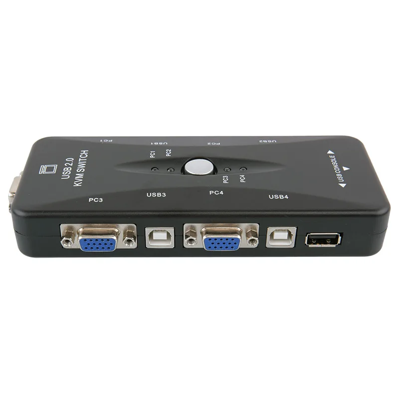 4 портовый USB 3. 0 KVM переключатель VGA/Φ Box HUB селектор адаптер 2 0X1920 для подключения