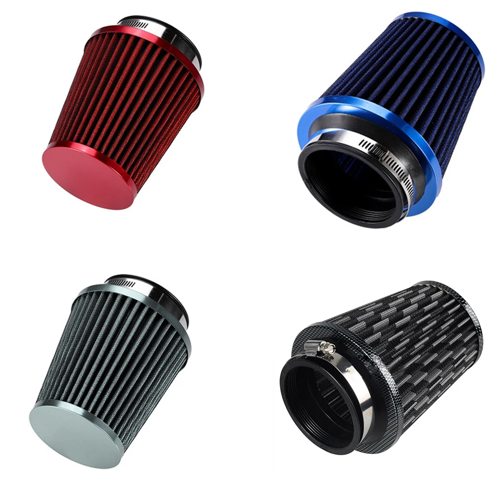 

High Flow Cold Air Intake Filter 76mm Diameter Nonwoven Cloth 3 Inches Air Filter Car Accessories