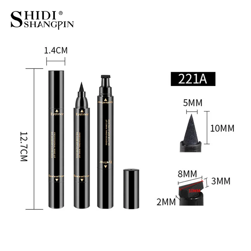 SHIDISHANGPIN Eyeliner Pencil Waterproof Pen Precision Long-lasting 36H Eye Liner Smooth Make Up Tools 2