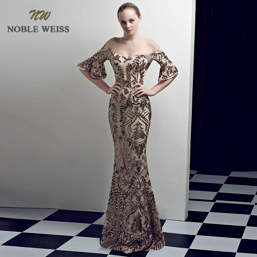 

evening dresses 2019 sexy sweetheart mermaid sequin women formal dress floor length in stock evening gown with short sleeves