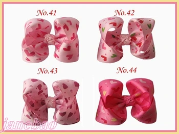 

free shipping 145pcs 4.5 Inch ABC Hair Bow clip accessories popular popular hair clips newest big bows
