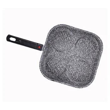 

Non-Stick Cast Aluminum Grill Pans with Bakelite Handle Marble Coating