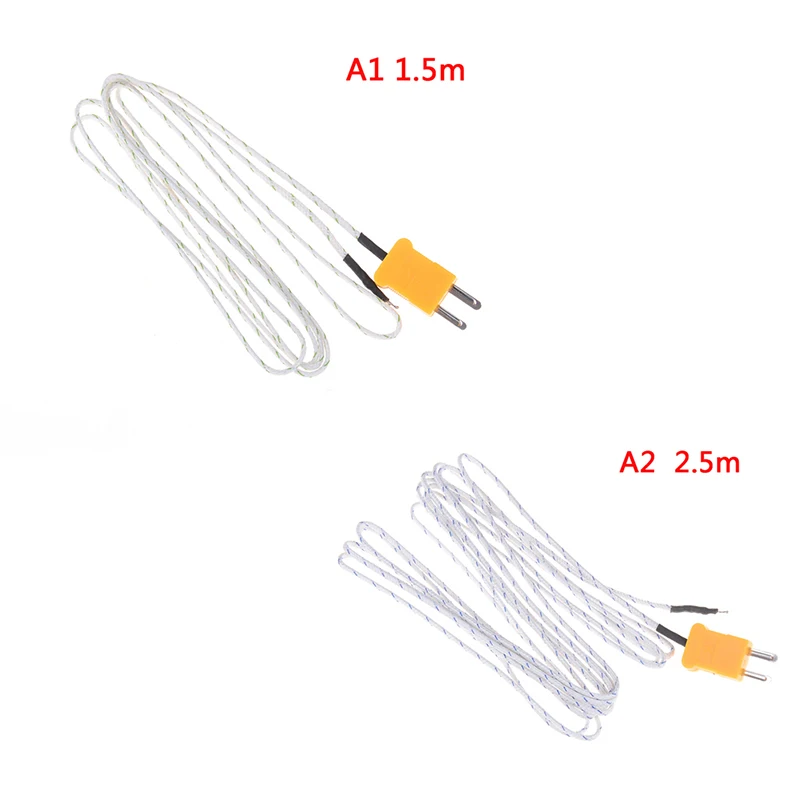 Датчик температуры типа K 1,5 м 2,5 м термопары кабель зонда