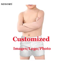 INSTANTARTS Лето г. плавание костюмы для детей обувь мальчиков ваше лого на заказ/печать изображений дети купальные шорты для купания Одежда