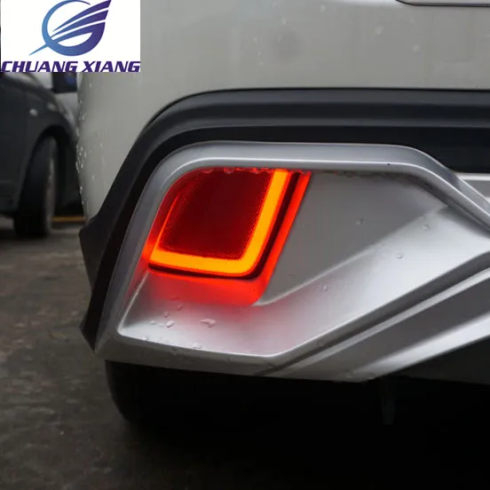 

Chuangxiang Multi-function LED Rear Fog Lamp Fog Light For Toyota Highlander Kluger 2015 2016 2017 Accessories