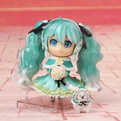 Аниме Хацунэ Мику Снег Мику 2015 снег в лето Ver. 047 Nendoroid кукла ПВХ фигурку Коллекционная модель дети Игрушечные лошадки 10 см