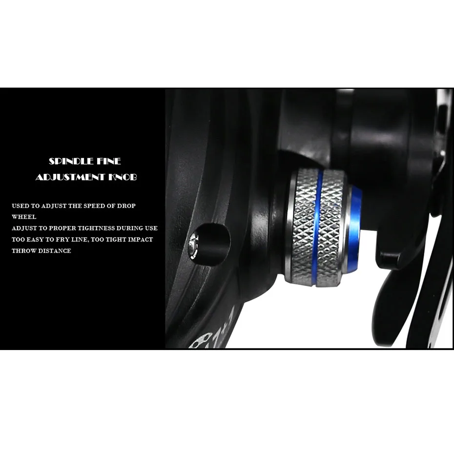 Carretel de Pesca Rolamento de Esferas Reel com Sistema de Freio para Molinete de Pesca da Carpa 17 + 1bb Yukui Novo Bobinas Baitcasting Fishing gt 7.2: 1 6 17 + 1BB YUKUI Novo Carretel De