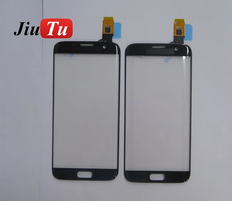  100% Tested Good Front Glass with Touch Screen Flex Cable for S6 edge G925  S6 edge plusS7 edge G935 White Black (6)