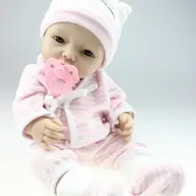 40 см Силиконовые Reborn Baby Doll детские игрушки Реалистичные куклы новорожденных игровой дом Игрушка Дети подарок на день рождения для девочки принцесса игрушка душ куклы