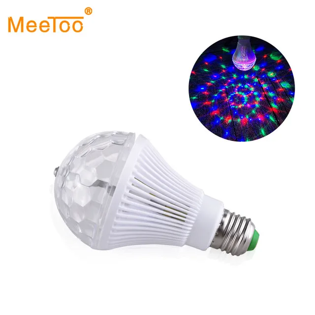 Colorful Sound Activated Magic Ball LED Stage Light RGB Disco Christmas Party DJ