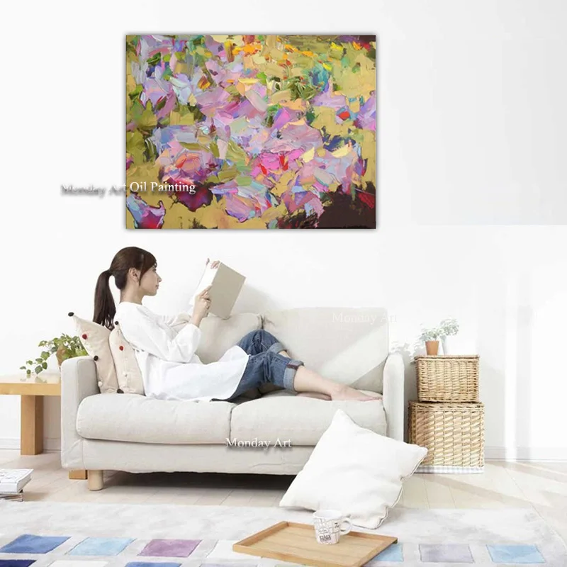 NEW-100-hand-painted-canvas-oil-painting-high-quality-Household-adornment-art-pictures-Matching-framework-DM (1)
