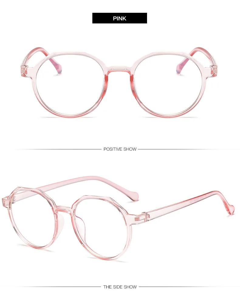 Винтажная оправа TR, модные очки для женщин, оправа для очков, круглые прозрачные линзы, вечерние очки