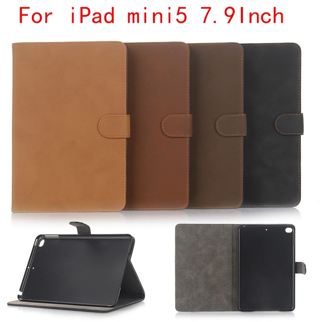 

Ouhaobin Leather Case For iPad Mini 5 7.9Inch Magnetic Auto Wake Up Sleep Flip Leather Case Cover With Smart Stand Holder 508#2