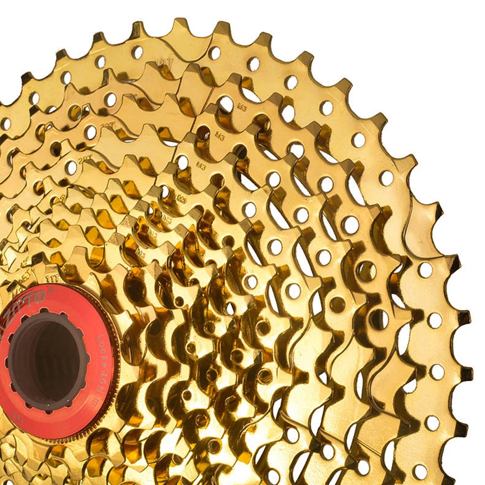 Золото Золотой MTB кассета 11 Скорость маховик Велосипеды s 42 т дешевые для shimano sram